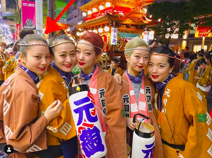 NANAMI(堀北真希の妹)お祭り写真